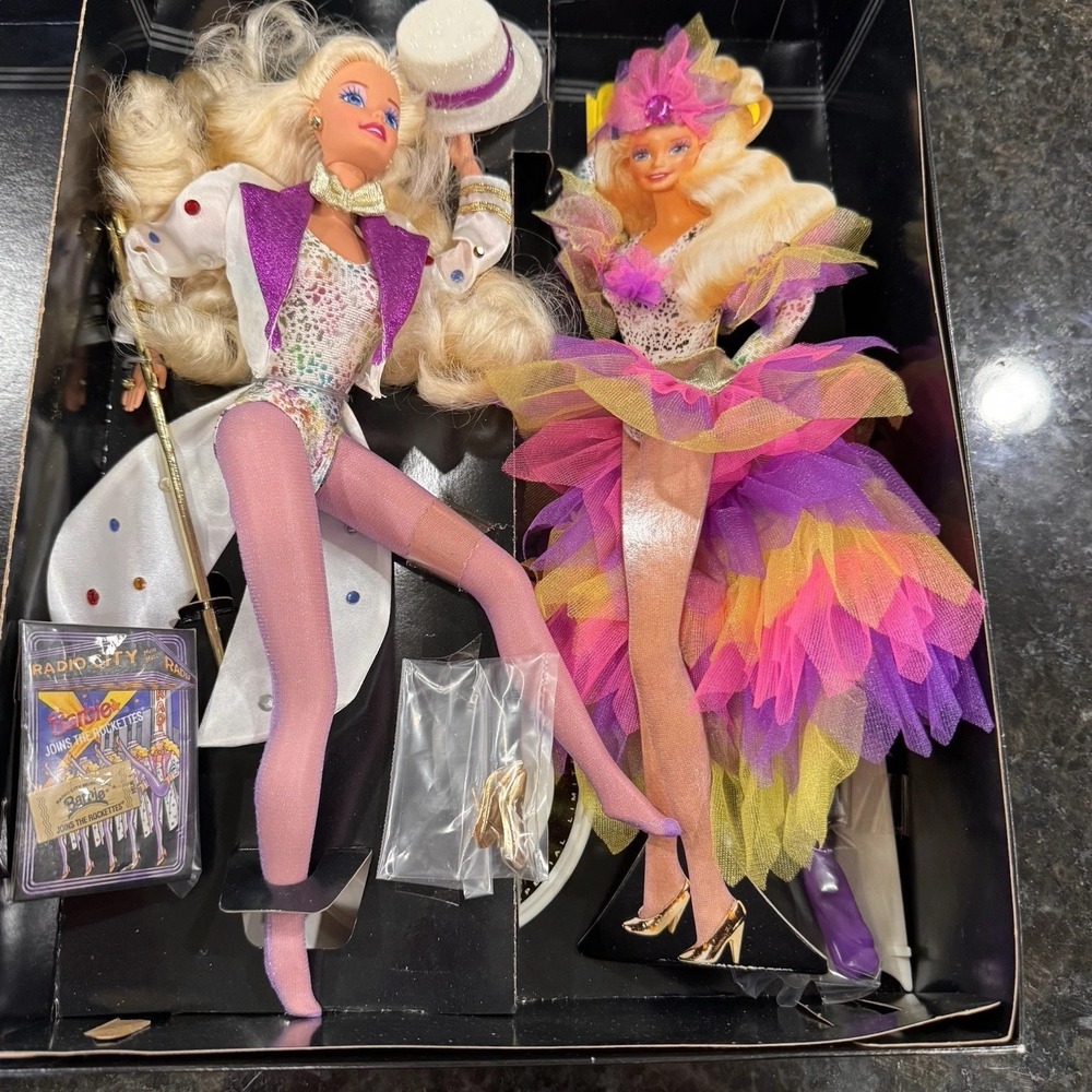 Barbie FAO Schwarz Rockettes Limited Edition Doll 12in Accessories